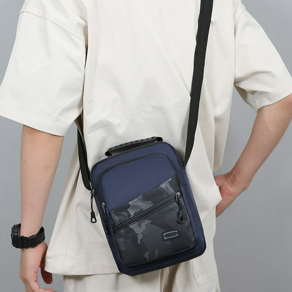 Under $5! Rvasteizo Crossbody Bags, Fashionable Camouflage Large Capacity Shoulder Bag Multifunctional Waterproof Multi Pocket Large Capacity Storage Casual Crossbody Bag