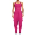 thumbnail image 1 of Summer Jumpsuits for Women 2025 Summer Casual Long Rompers Sleeveless Athletic Gym Yoga Workout Romper Running Overslla with Chest Pads S-2XL, 1 of 8