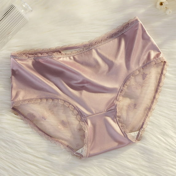 Summer Deals Panties for Women High-waisted Women's Lace Abdomen Mid-rise Waist And Hip Lift Comfortable Body Breathable Underwear Briefs Plus Size Everyday Underwear Casual Panties