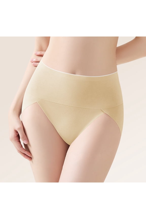 Summer Panties for Women High-waisted Women's Lace Abdomen Mid-rise Waist And Hip Lift Comfortable Body Breathable Underwear Briefs Plus Size Everyday Underwear Casual Panties