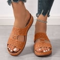 thumbnail image 1 of Summer Slippers for Women 2025 Wedge Slip-On Open Toe Causal Daily Outdoor Shoes for Women Beach Vacation Fashion, 1 of 9