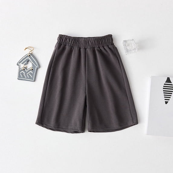 Summer under $10 Short Pants for Girls Boys Unisex Tweens 3-14Y Summer Elastic Waist Printing Casual Sports Pants Shorts for Children