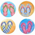 thumbnail image 1 of Summer Dining Melamine Plates Set of 4, 1 of 8