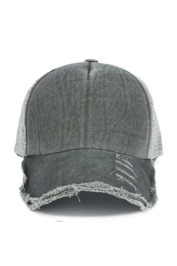 Summer Distressed Women Caps Baseball Hat Mesh Sun Sport Hats Hop Cap Streetwear Adjustable Mens Mesh Back Hat Clutch Hats for Men Menace to Sobriety Hat Cheesecake Factory Hat Plain Mesh Hat