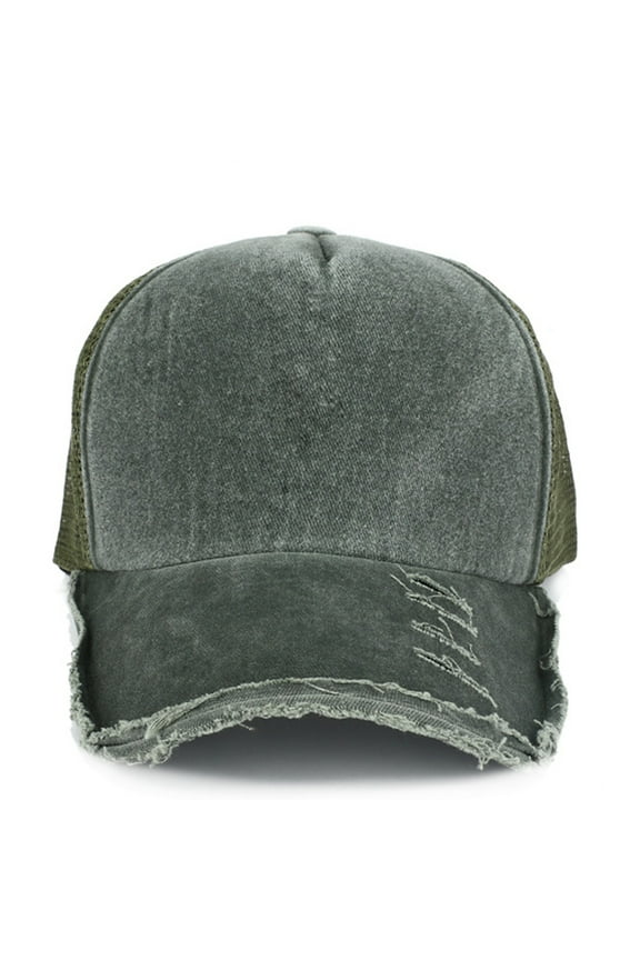 Summer Distressed Women Caps Baseball Hat Mesh Sun Sport Hats Hop Cap Streetwear Adjustable Mens Mesh Back Hat Clutch Hats for Men Menace to Sobriety Hat Cheesecake Factory Hat Plain Mesh Hat