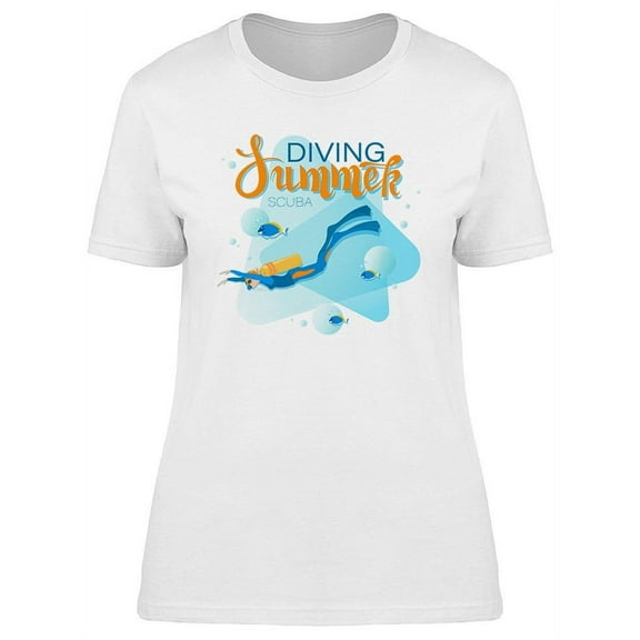 Summer Diving  T-Shirt Women -Image by Shutterstock, Female Large