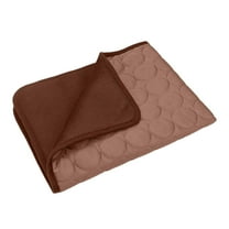 Summer Dog Cooling Mat Washable Ice Silk Self Cool Pad for Small Medium Large Dogs and Cats, Pet Sleeping Pad for Crate, Bed, Indoor & Outdoor Floor, Car Seats 24" x 20"