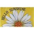 thumbnail image 1 of Summer Door Mat Hello Sunshine Floral Doormat Non Slip Spring Summer Door Mat Outdoor Entrance for Front Door, Yard, Floor, Patio, Indoor Outdoor Daisy Entrance Floor Rug 30"*17", 1 of 6