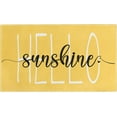 thumbnail image 1 of Summer Door Mat,Yellow Hello Sunshine Indoor Outdoor Non-Slip Doormat,Entryway Front Porch Spring Summer Welcome Door Mat for Entrance Decor,30" x 17", 1 of 6