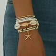 thumbnail image 1 of Summer Dopamine Starfish Bead Shell Carrying Strap Six-piece Set For Women, 1 of 2