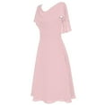 thumbnail image 1 of Summer Dress Saving! Women's Casual Plus Size formal Wedding Bridesmaid High-waist Party Ball Prom Gown Cocktail Dress Pink S, 1 of 4