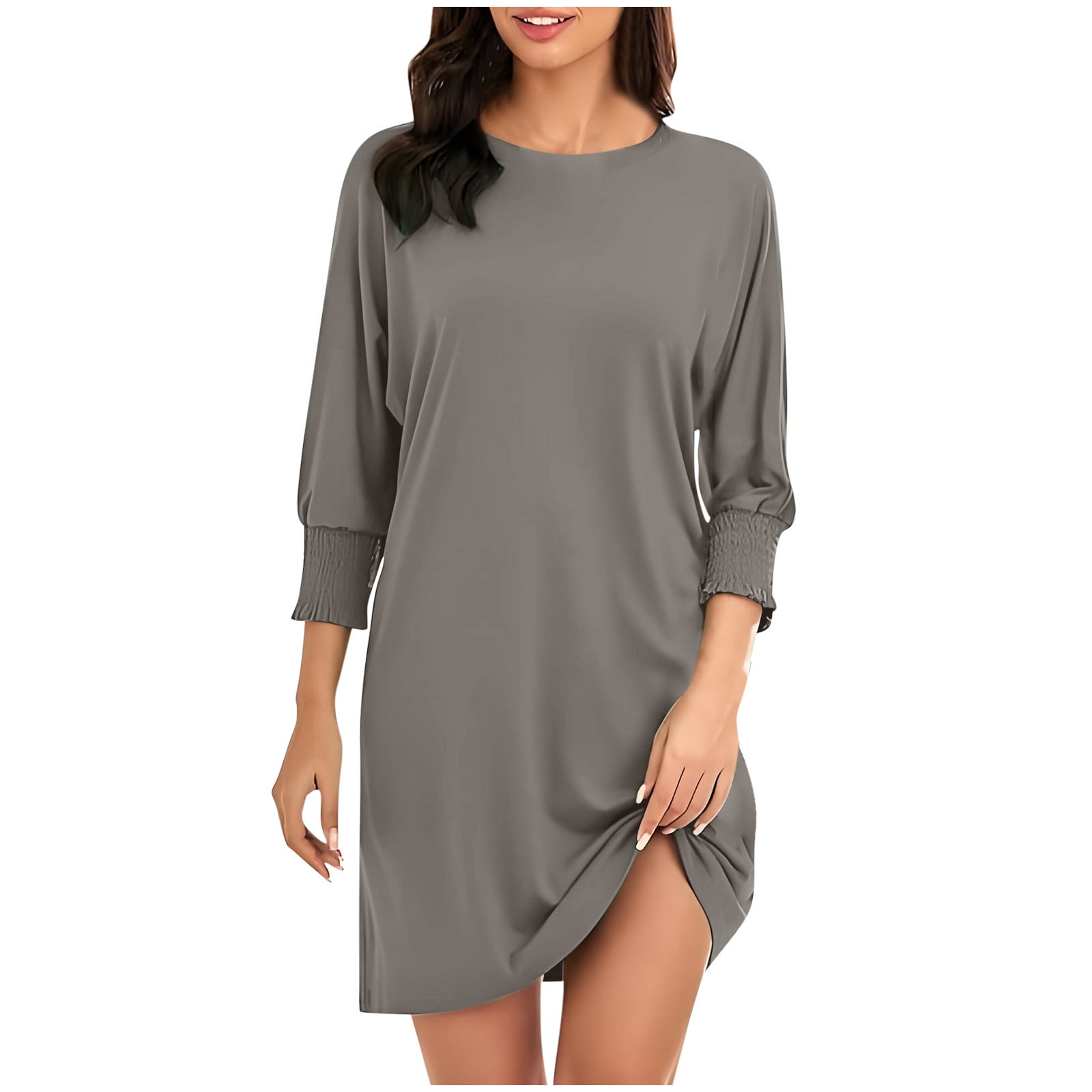 white sweater dress Wholesale MOQ6 Cable-Knit V-Neck Long Sleeve Mini Sweater Dress