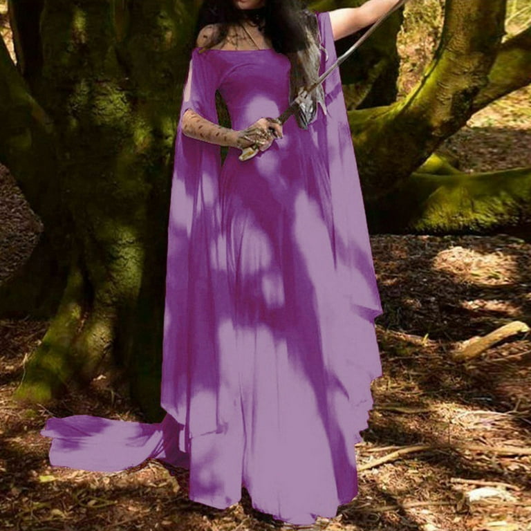 Summer Dress for Women Women Retro Medieval Renaissance Cosplay