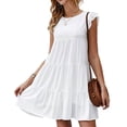 thumbnail image 1 of Summer Dresses For Women 2022 Solid Color Womens Dresses Plus Size Casual Sundresses Alsol Lamesa, 1 of 3