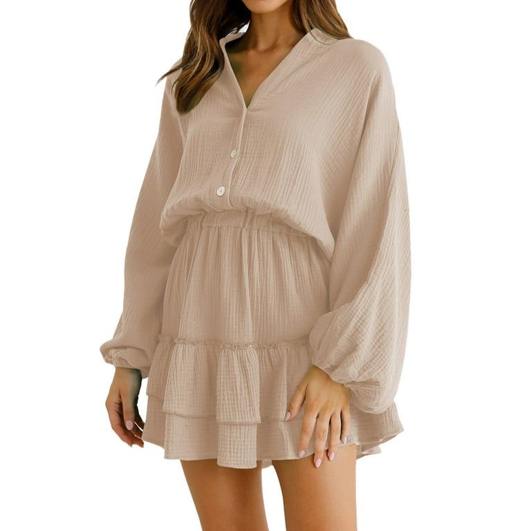 Vintage ruffle skirt dress cheap