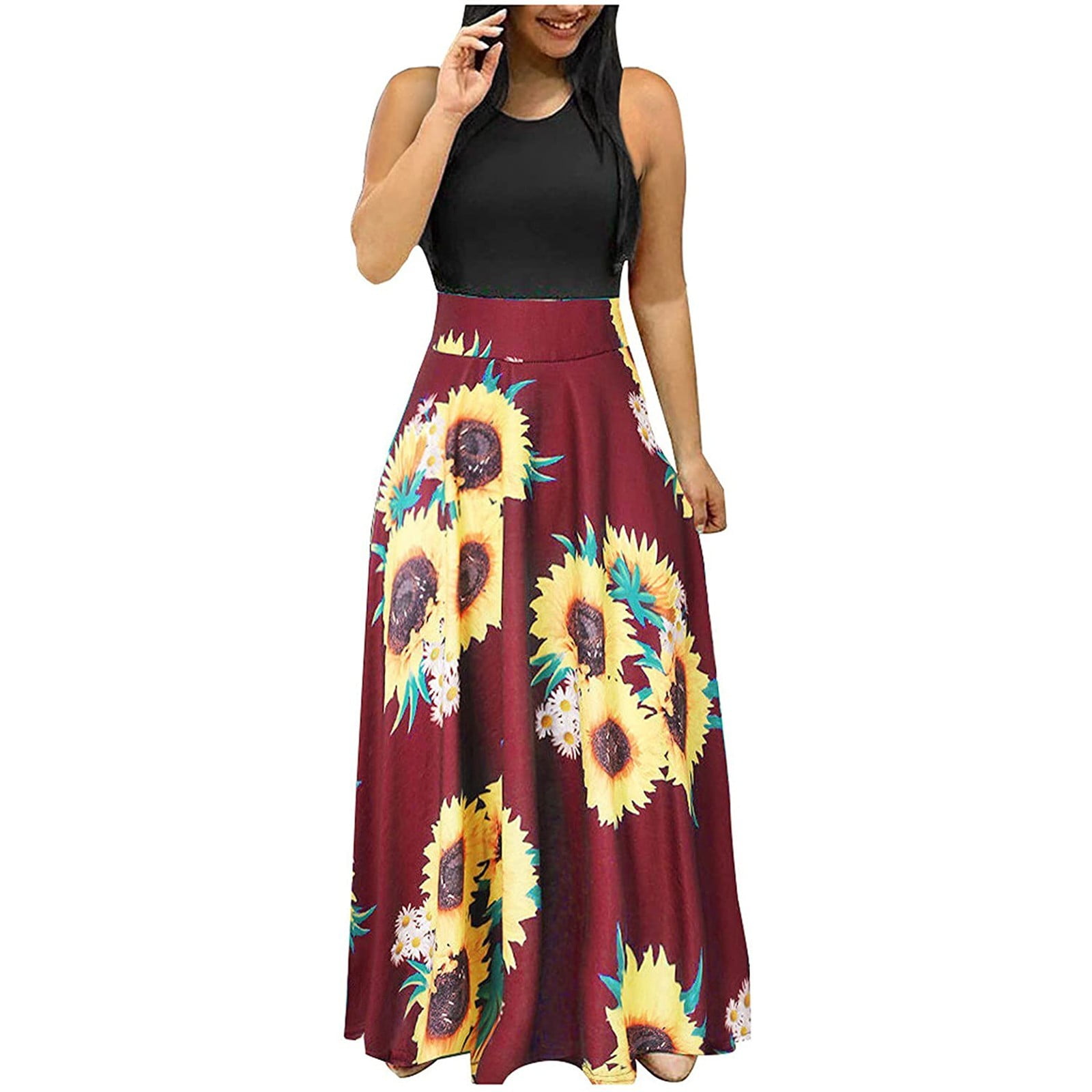 Summer Dresses For Women Church Dresses For Women 2023 Travel Clothes Women Modest Dresses For Women Church Maxi Dress For Women Plus Size Cruise Wear For Women 2023 Short Sleeve Dress Red