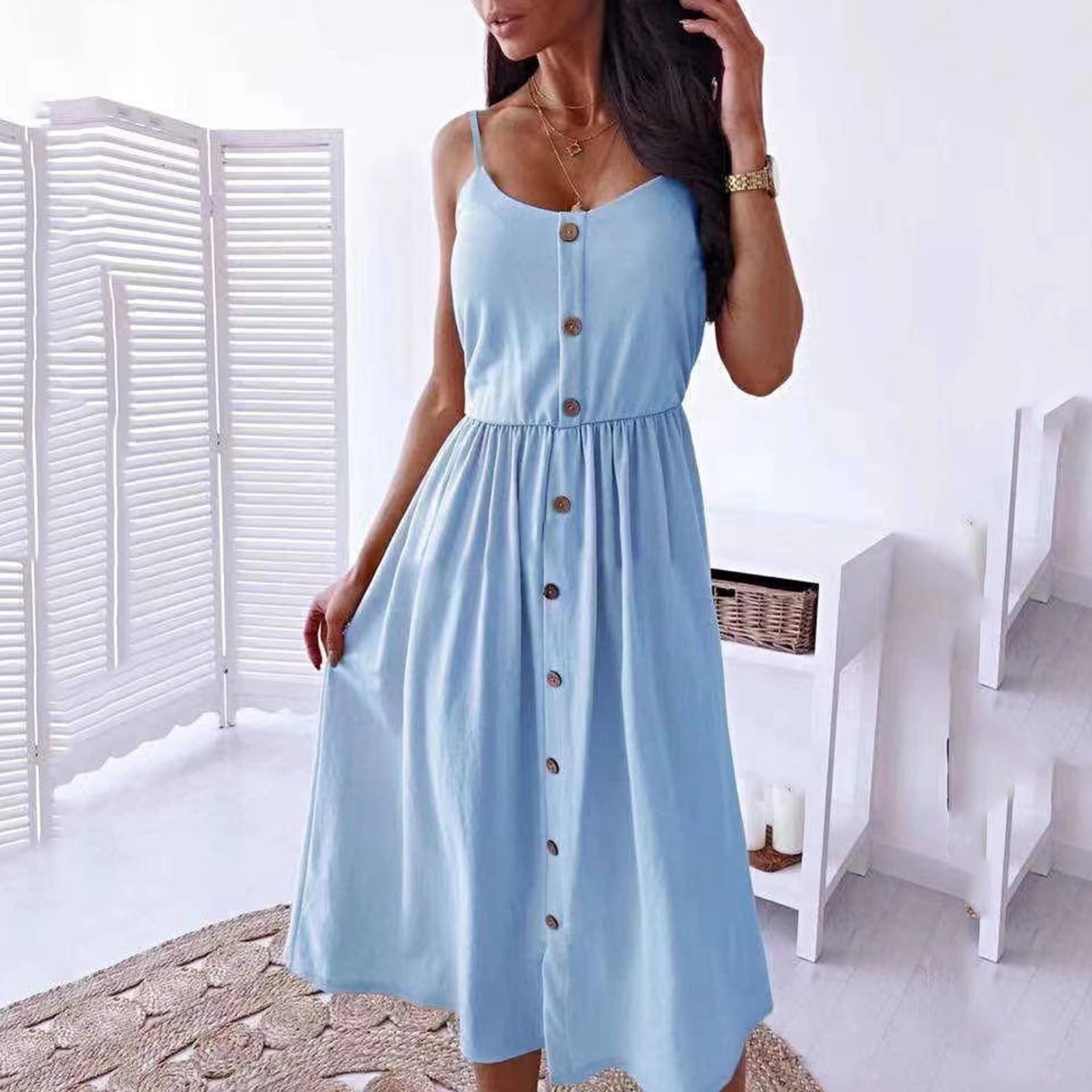 Summer Dresses for Women 2024 Fit Flowy Casual Kosovo Ubuy