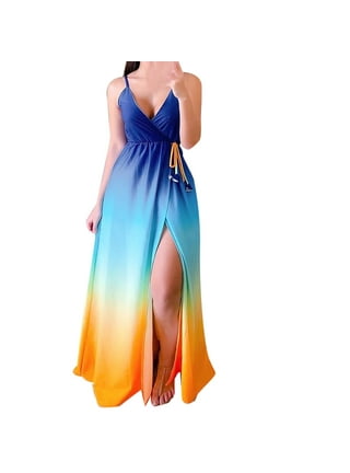 15+ Rainbow Tiered Maxi Dress