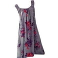 thumbnail image 1 of Summer Dresses for Women 2022, Floral Sleepwear Dress Square Neck Keyhole Sleeveless Nightdress, 1 of 4