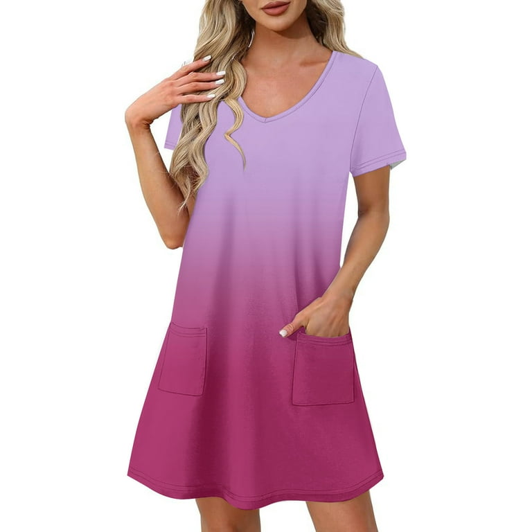 white christmas dresses Summer Striped T-Shirt Dress – Angel Maternity USA