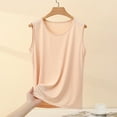 thumbnail image 1 of Summer Dresses for Women 2025 Solid Colored Sleeveless Loose innerwear Base Shirt Home Pajamas Beige Xl, 1 of 4