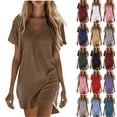 thumbnail image 1 of Summer Dresses for Women 2026 Maxi Dress Boho Halter Dress Sundresses Beach Vacation Clothes Travel Outfits Coffee L, 1 of 7