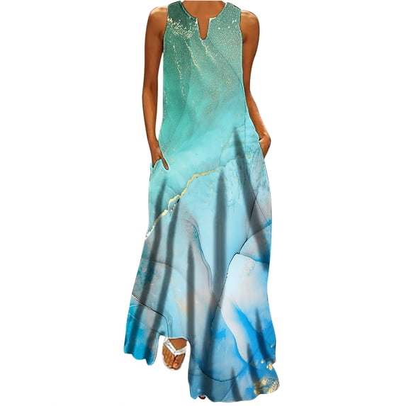 Summer Dresses for Women 2026 Vacation Beach Casual Flowy Spring Maxi Dress Floral Plus Size Sundress Long Sun Dresses