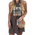 thumbnail image 1 of Summer Dresses for Women Beach Cover Up Tshirt Sundress Sun Salt Sand Coconut Tree Mini Short Dresses Hawaiian Tank Dress, 1 of 2