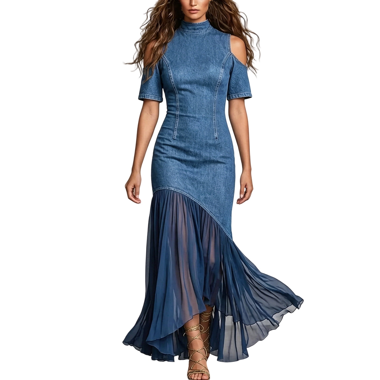 slimming casual summer dresses Shein |Plus-Size Women's Spring/Summer Fashion Casual Comfortable Everyday Slimming Sleeveless Brown Midi Dress With Pockets,Summer Clothes,Holiday