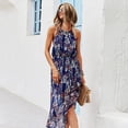 thumbnail image 1 of Summer Dresses for Women Maxi Dress Slip Dress Flowy Print A-Line Skirt, 1 of 7