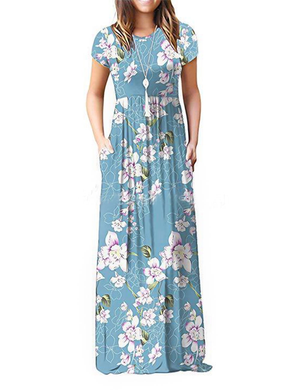 sachin and babi light blue dress Casual Wedding Dresses Short main image 0