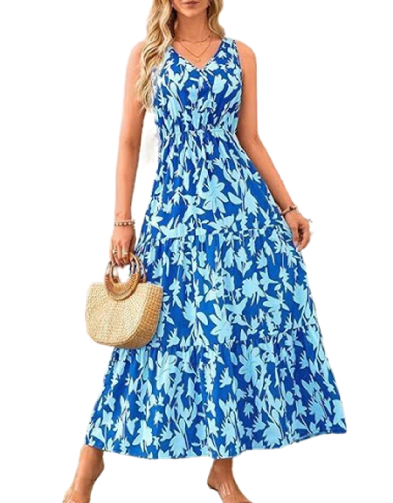 Summer Large print dress, Ready to Ship main image 0