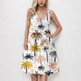 thumbnail image 1 of Summer Dresses for Women Ruffle Tiered Sleeveless Floral Print Mini Dress Beach Dress for Resort Wear Evening Events Sundress, 1 of 5