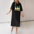 thumbnail image 1 of Summer Dresses for Women Under $10 Free Shipping Round Neck Short Sleeved T-shirt And Ankle Dress For Spring Summer, 1 of 4
