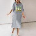thumbnail image 1 of Summer Dresses for Women Free Shipping Round Neck Short Sleeved T-shirt And Ankle Dress For Spring Summer, 1 of 4