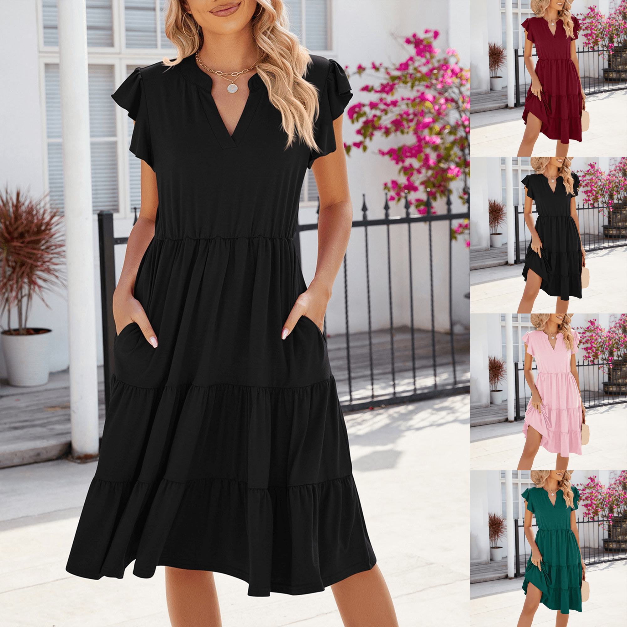 long black dress simple Simple Black Velvet Long Prom Dress, Black Evening Dress, Black / 00