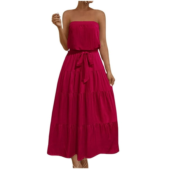 Summer Dresses for Womens 2026 Fashion Oversize European And American Solid Color Dress Gift for Women