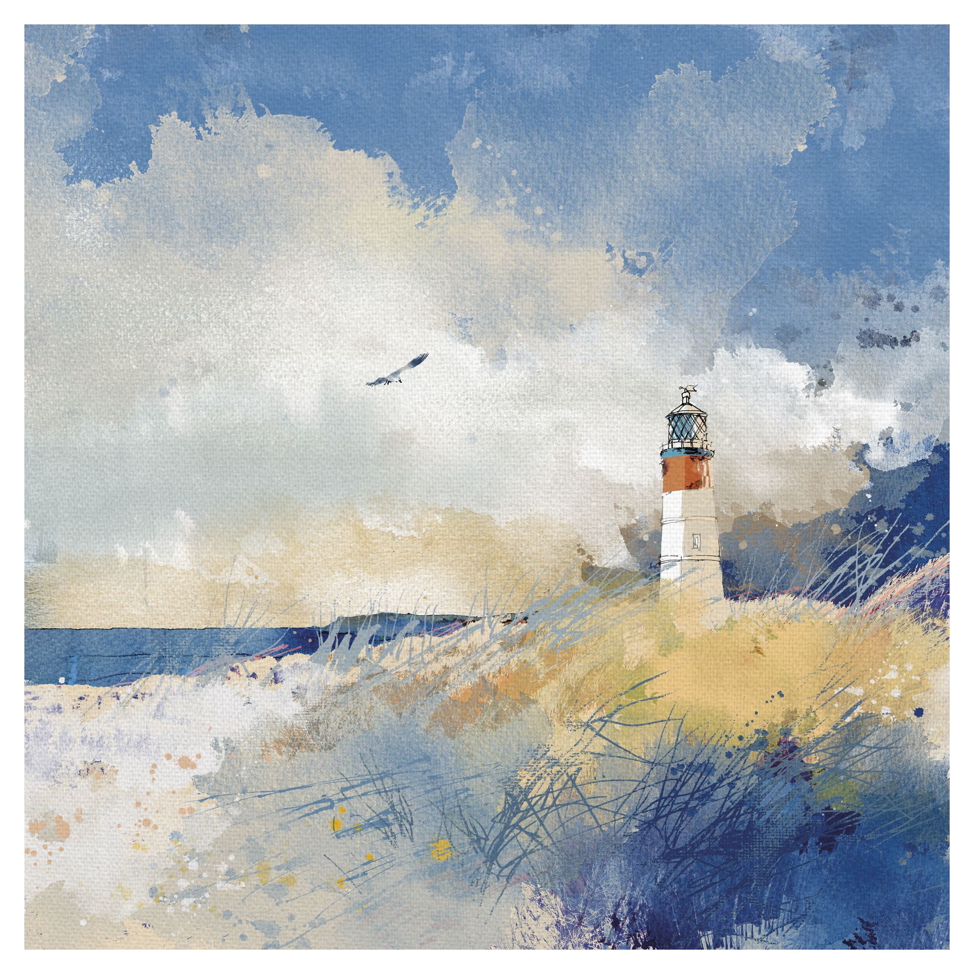 Summer Dunes by Ken Hurd Lighthouse Canvas Art