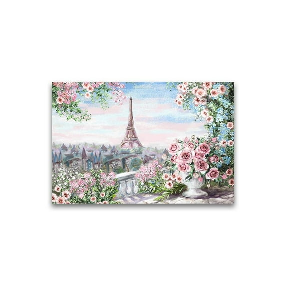 Summer Eiffel Tower Oil Poster -Image by Shutterstock