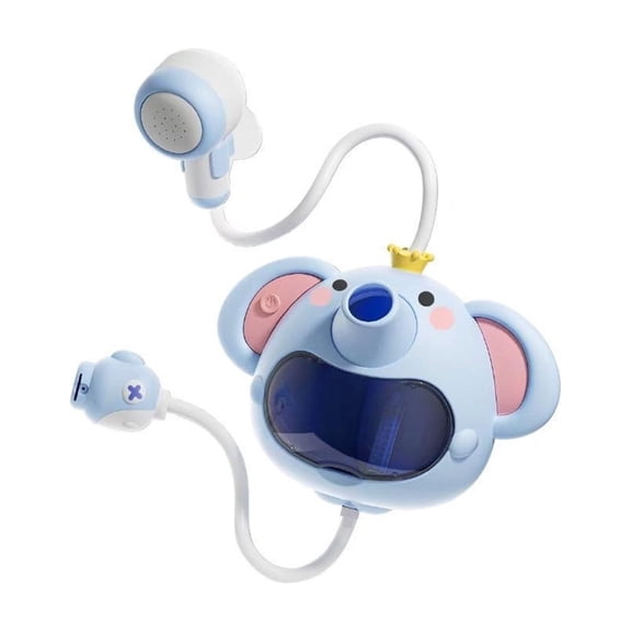 Summer Elephant Electric Bath Toy, 2-in-1 Bubble Maker & Water Sprinkler for Kids Bathtime Fun