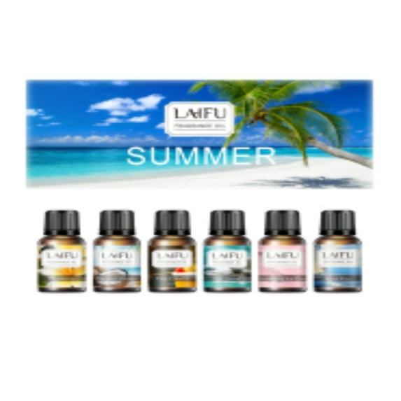 Summer Essential Oils for Diffusers for Home CAKKI Fragrance Oils Set 6X10ml with Coconut Passion Plumeria Pina Colada Aqua Kiss Bali Island Strawberry Aromatherapy Oils for Cand