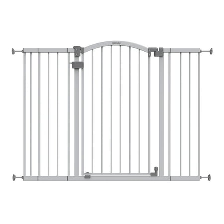 Summer by Ingenuity Extra Tall & Wide Safety Pet and Baby Gate, 29.5 - 53" Wide, 38" Tall - Cool Gray
