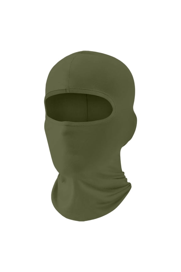 Summer Face Mask, UV Face Cover Sun Protection, Full Face Masks for Men Motocycle Cycling Army Green One Size