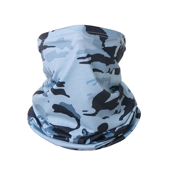 Summer Face Neck Gaiter - UV 50+ Sun Protection, Breathable Mesh Ice Silk Face Mask for Cycling, Running, Hiking, Fishing Light Gray One Size