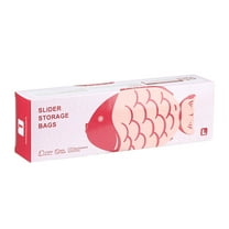 Summer Fall Saving Food Grade Ziplock Sealed Bags For Home Use Airtight Resealable Storage Pouches Red Free Size