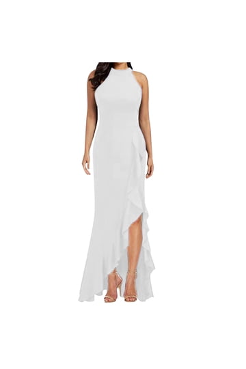 sachin and babi light blue dress Shop White Halter Neck Dresses for Women at Affordable Prices main image 0