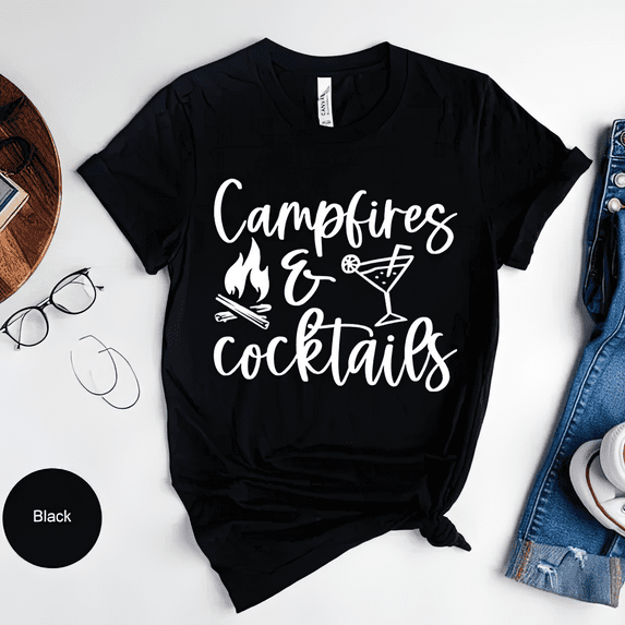 Summer Fashion Campfires Cocklaies Print T Shirt Women Graphic Hot Streetwear T Shirt Loose Clothes