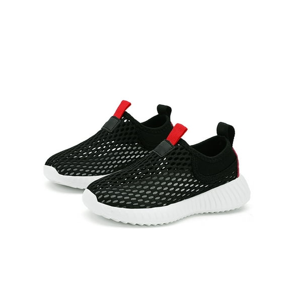 Summer Fashion Children's Casual Hollow Ice Screen Sneakers Soft Bottom Non-slip Breathable Comfortable Solid Color Department Sports Shoes