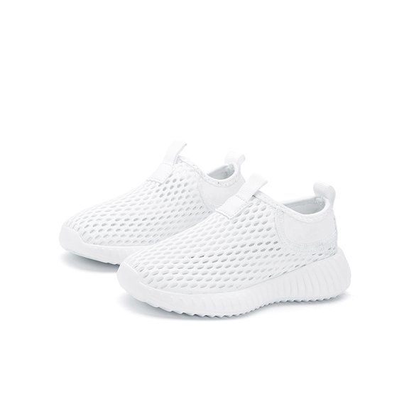 Summer Fashion Children's Casual Hollow Ice Screen Sneakers Soft Bottom Non-slip Breathable Comfortable Solid Color Department Sports Shoes
