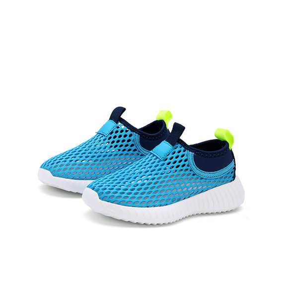Summer Fashion Children's Casual Hollow Ice Screen Sneakers Soft Bottom Non-slip Breathable Comfortable Solid Color Department Sports Shoes